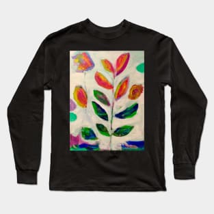 Peeking Petals Long Sleeve T-Shirt